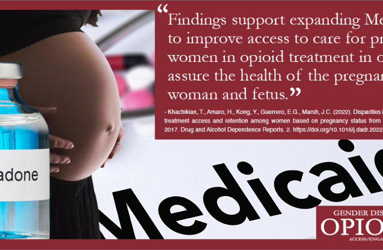 A new @opioidtx study reveals the importance of Medicaid coverage, methadone, and delivery of health and social services to improve access and retention of pregnant and non-pregnant women in Los Angeles, California.
