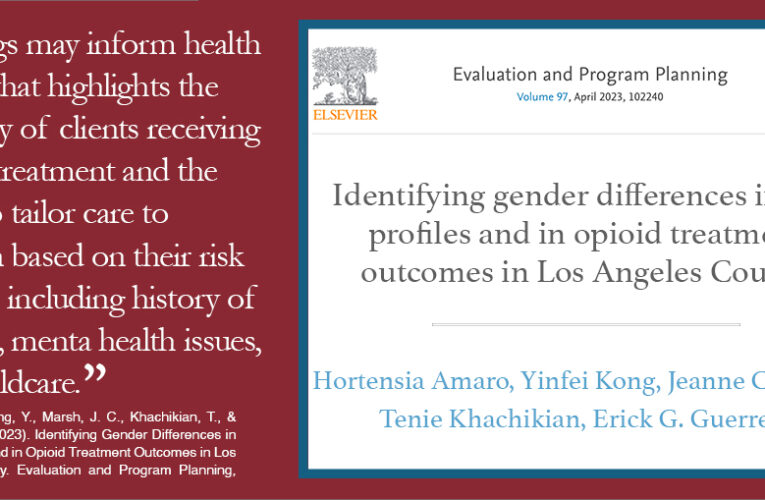 Identifying gender differences in risk profiles and in opioid treatment outcomes in Los Angeles County