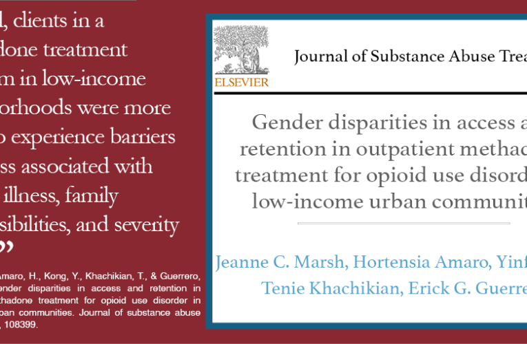 Gender disparities in access and retention in outpatient methadone treatment for opioid use disorder in low-income urban communities